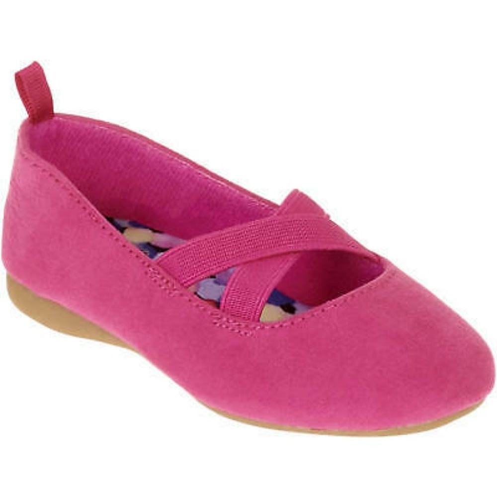 1/2

New Faded Glory girl toddler pink shoes sz 7